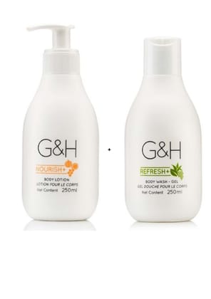 Amway G&H Refresh+ Lotion & Body Wash Gel, 250ml