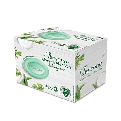 Persona Glycerin Aloe Vera Bathing Bar (Pack of 12) Persona Glycerin Aloe Vera Bathing Bar (Pack of 12)