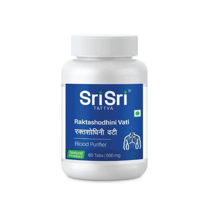 Sri Sri Tattva Raktashodhini Vati - Blood Purifier, 60 Tabs | 500mg