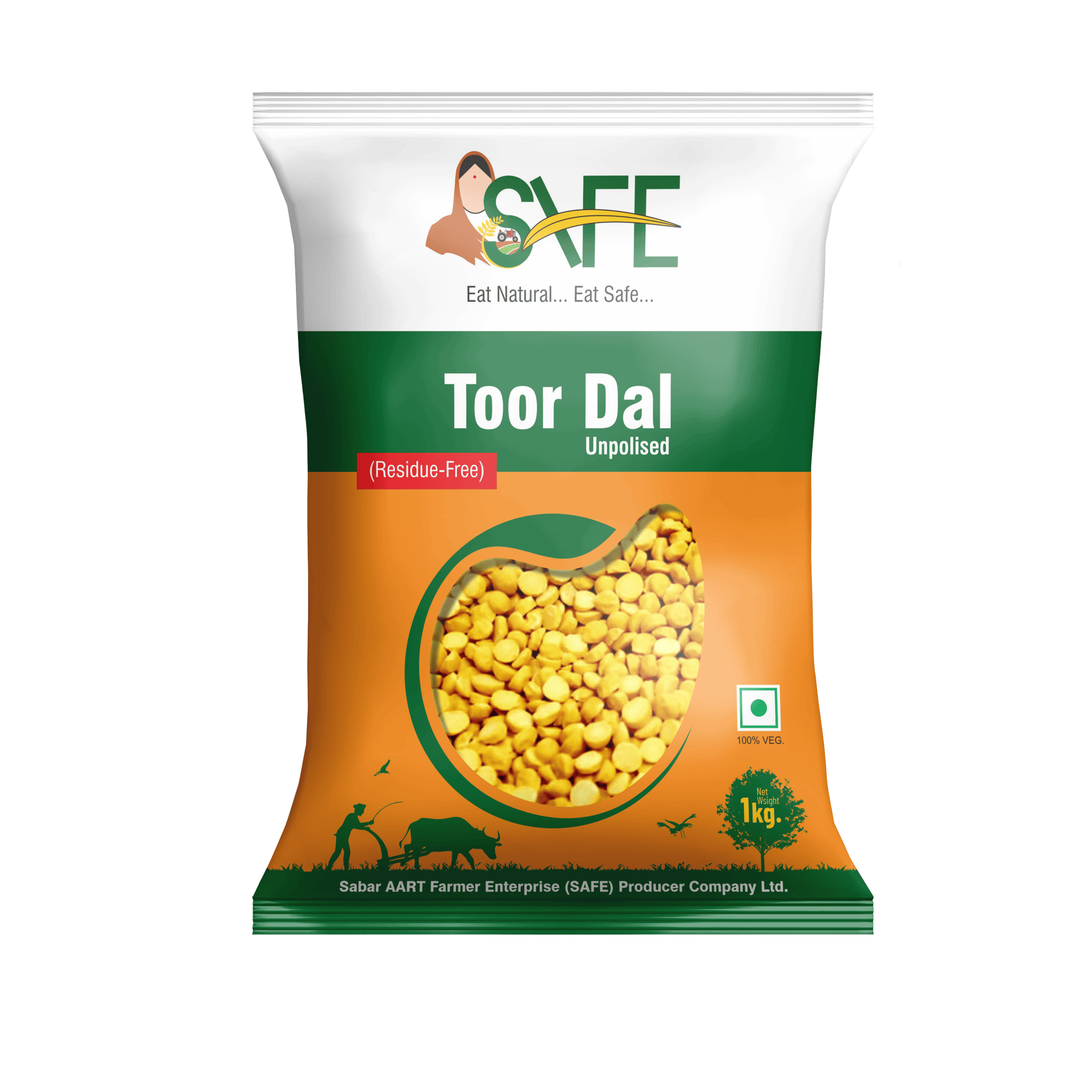  Toor Dal (Residue-Free), 1 Kg