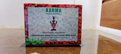 lemongrss annato glycerine bath soap (100gm)