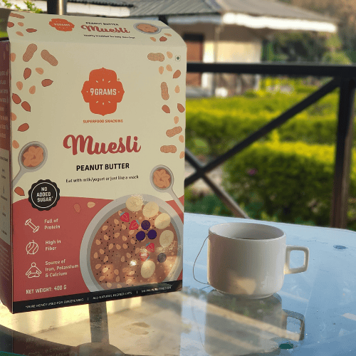 9GRAMS Whole grain Muesli-Peanut Butter