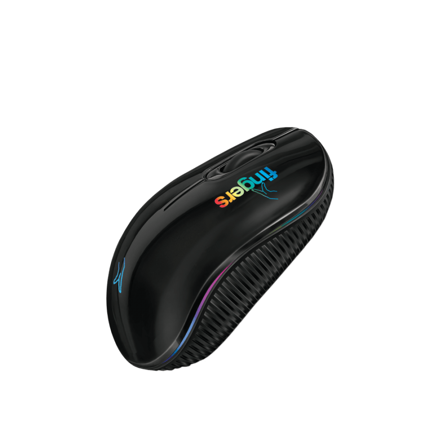 Fingers NoviTrend Wireless Mouse 4 in 1 USB Receiver+Bluetooth+Rechargeable+RGB Lights