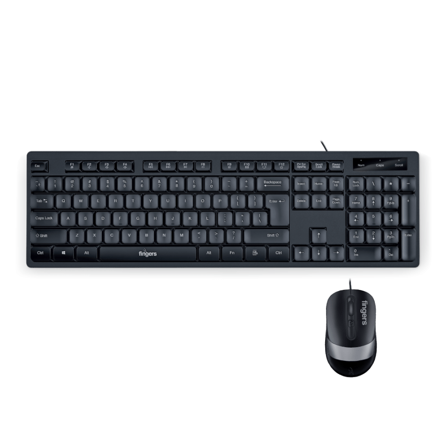 Fingers Cheesy Combo of Wired Keyboard & Mouse