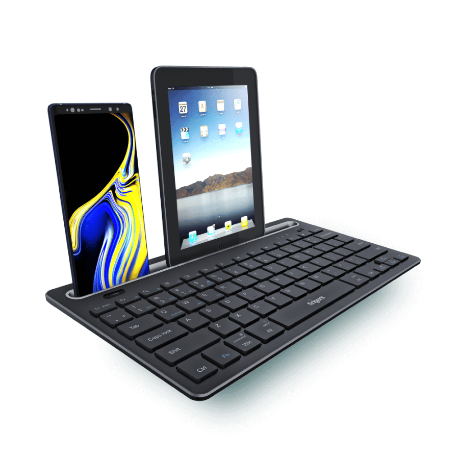 Fingers Lil'Clicks Wireless Bluetooth Mini Keyboard Bluteeoth+Wireless 2.4GHz