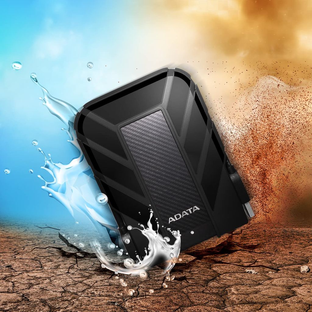 Adata AD710P 1TB External Hard Drive 3.5" Sata III IP65 Rating With Waterproof & Shockproof