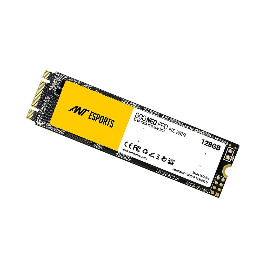 ANT Esports 690 Neo Pro M.2 NVMe 128GB SSD,Speed Upto 1100MB/s of Read, 600MB/s of Write