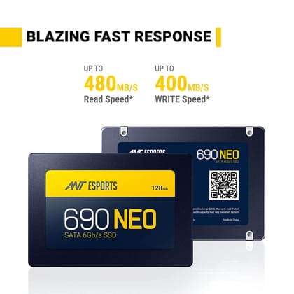 ANT Esports Neo 690 Sata SSD 128GB SSD,Ultra Low Power Consumption