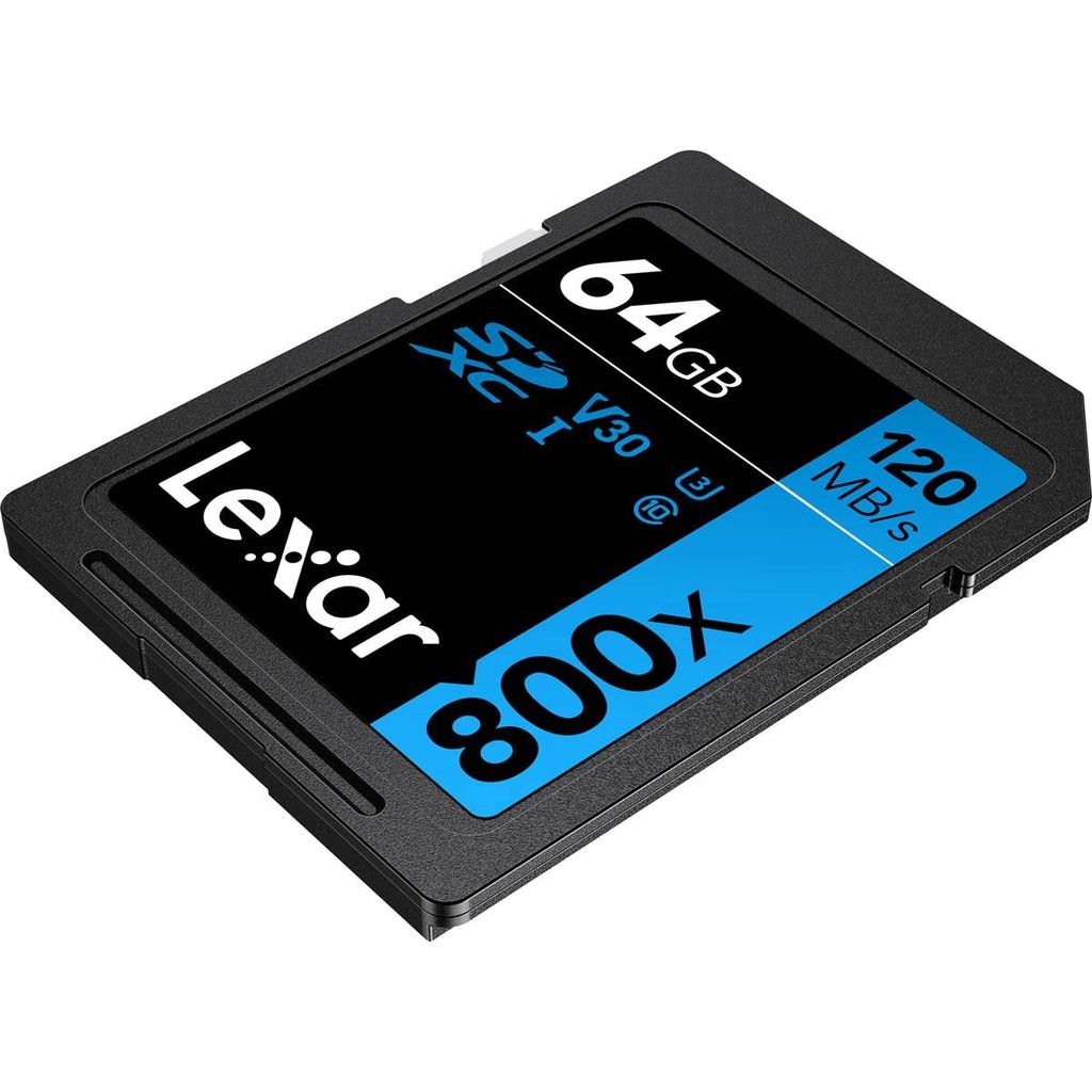 Lexar High Performance 800x 64GB SDXC UHS-I U3 SD Card For Camera LSD0800064G-BNNNG