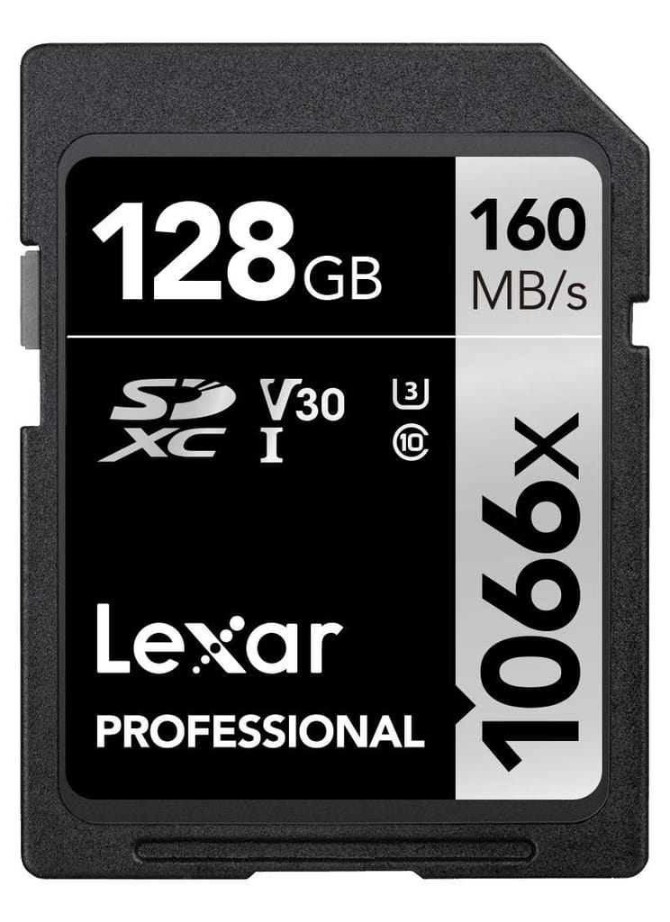 Lexar Professional 128GB 1066x SDXC UHS-1 SD Card For Camera V30 LSD10660128G-BNNNG