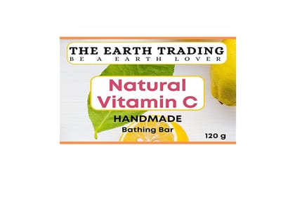 The Earth Trading Handmade Natural Vitamin C Soap for Bath - 120g (Pack of 1)