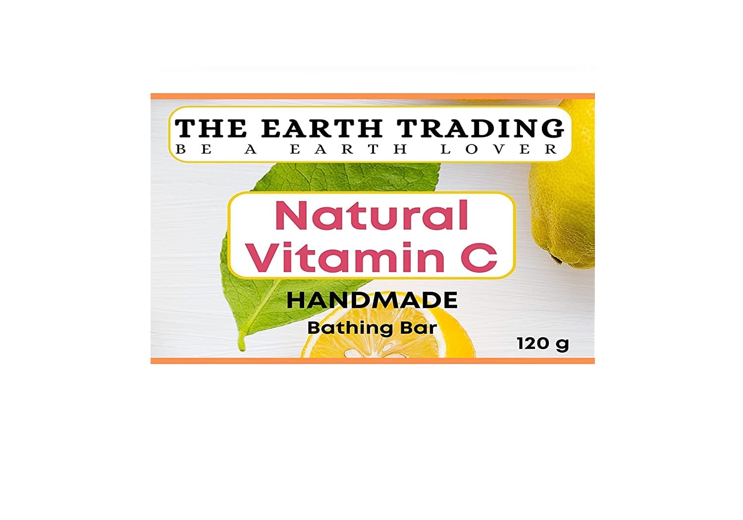 The Earth Trading Handmade Natural Vitamin C Soap for Bath - 120g (Pack of 1)