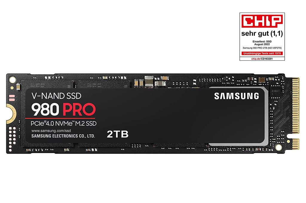Samsung 980 Pro NVMe M.2 2TB SSD Internal Solid State MZ-V8P2T0BW