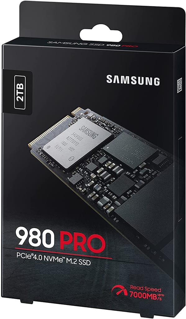 Samsung 980 Pro NVMe M.2 2TB SSD Internal Solid State MZ-V8P2T0BW