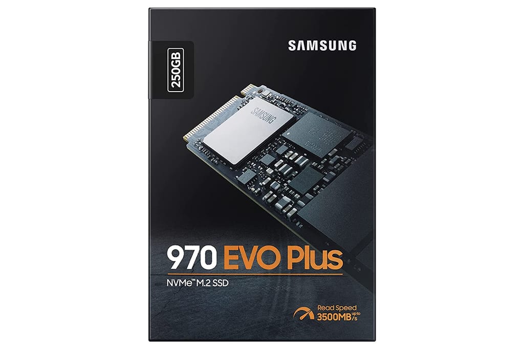 Samsung Evo Plus 970 250GB SSD PCIe NVMe M.2 Internal Solid State Drive MZ-V7S250BW