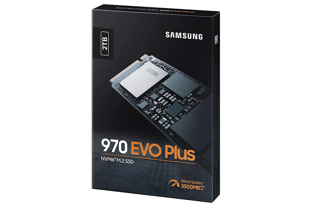 Samsung Evo Plus 970 2TB SSD PCIe NVMe M.2 Internal Solid State Drive MZ-V7S2T0BW