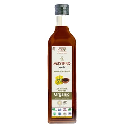 Organic Mustard Oil (wood Pressed)