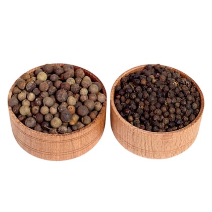 Combo offer of Allspice Whole and Black Pepper Whole – 100 gm each