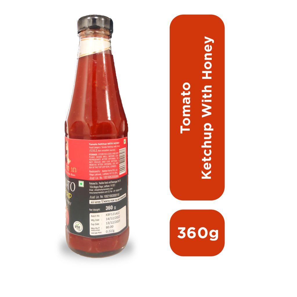 Honeyman Tomato Ketchup 360 gm
