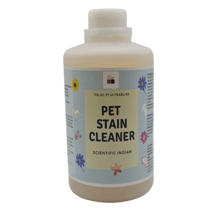 Scientific Indian I Cat Dog Pet Urine Stain Cleaner I Urine Stool Vomit Mark Remover I Bio-Enzyme Based I 250 ml Concentrate