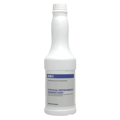 Glutaraldehyde Solution 2.45%  I Rapid Surgical Instrument Disinfectant and sterilization liquid Concentrate for surgical, Dental instruments and Endoscopes I Scientific Indian  (1000 ML)