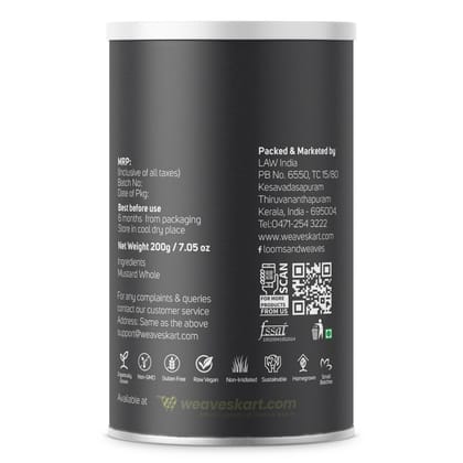 Mustard whole – (Organically Grown & Single Origin)