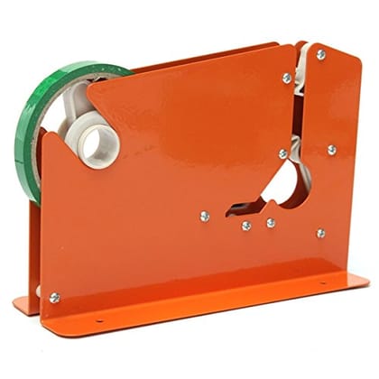 Generic Metal Bag Neck Sealer Tape Dispenser with 6 Roll Tape 12mm for Shop