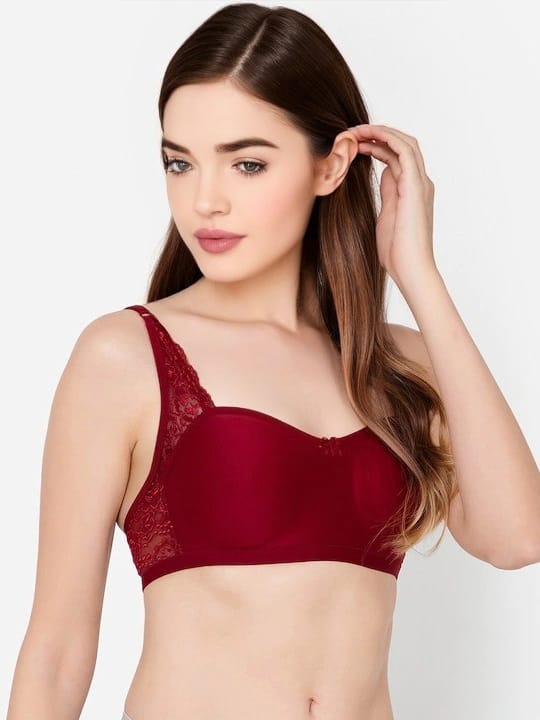 Women's Cotton Non-Wired Non-Padded Spacer Cup T-Shirt Bra