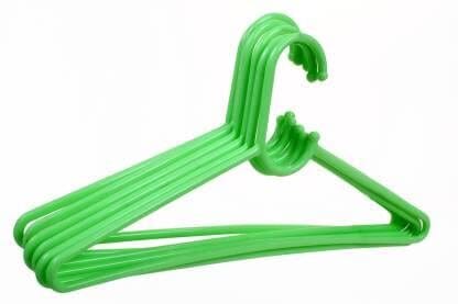 Heavy Quality Multicolor Plastic Clothes Hanger Set of 12 Clothes Hnager for Wardrobe Garments Hanging Blue 1 qty