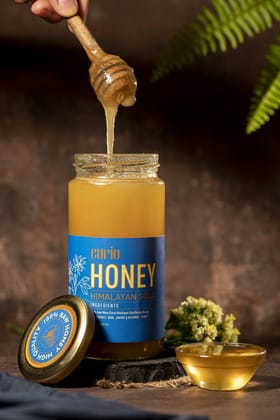 Curio Raw Monofloral Honey| Hiamlayan Solai | Indian Borage Honey |Provenance- Ramban, J&K 2400 Ft Above Sea Level | (500 gms)