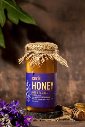 Curio Raw Multifloral Honey| Wild Flower |Provenance- Ramban, J&K 2400 Ft Above Sea Level (1000 gm)