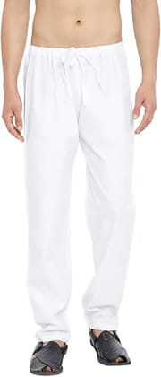 Men's cotton white pajama
