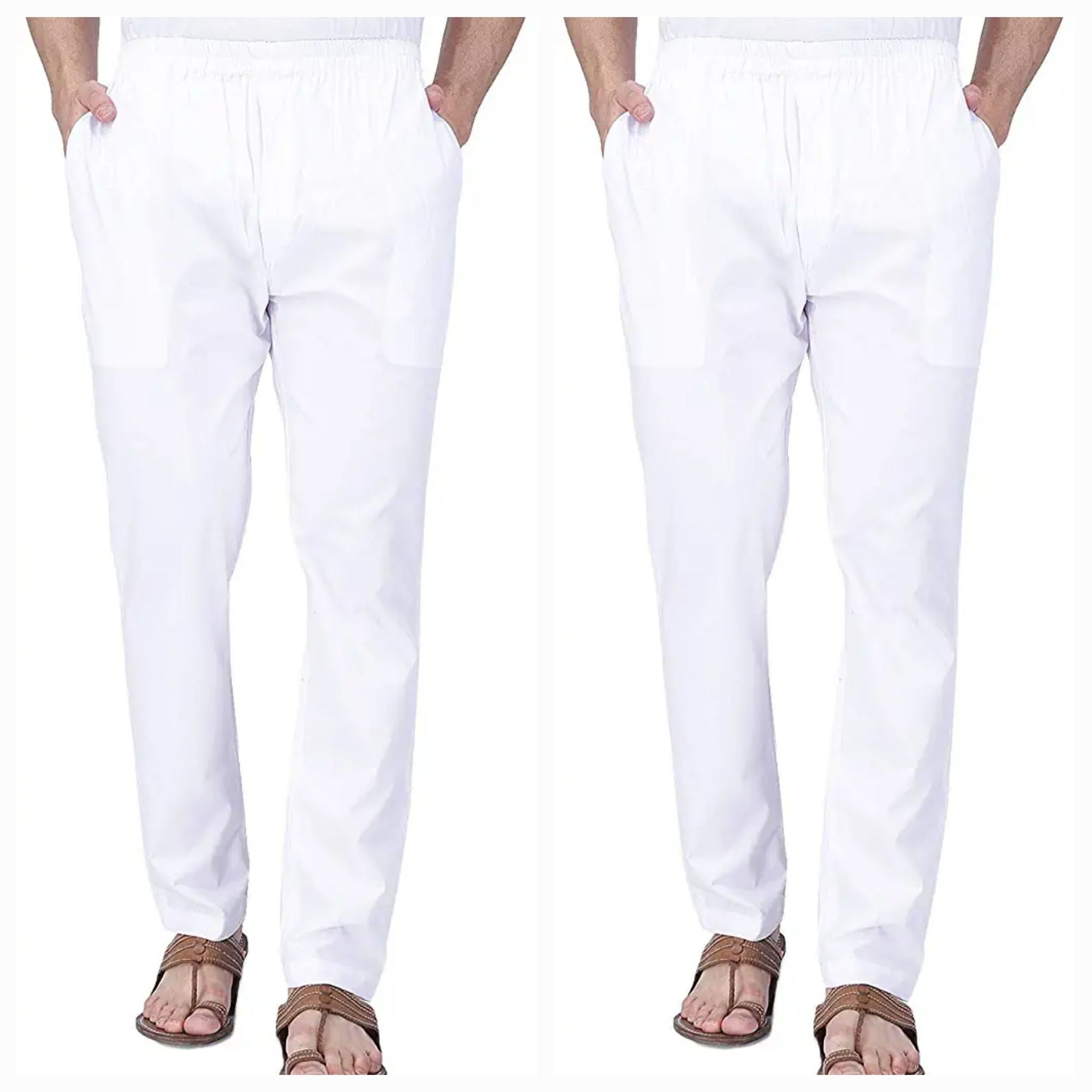 Combo set of Men's elastic pajama with 2 sides pockets