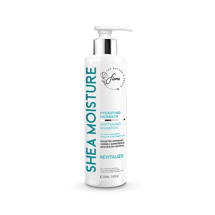 fiora Shea Moisture Hydrating Hairbath Smooth Protection - Hair Thickening Shampoo  (200 ml)