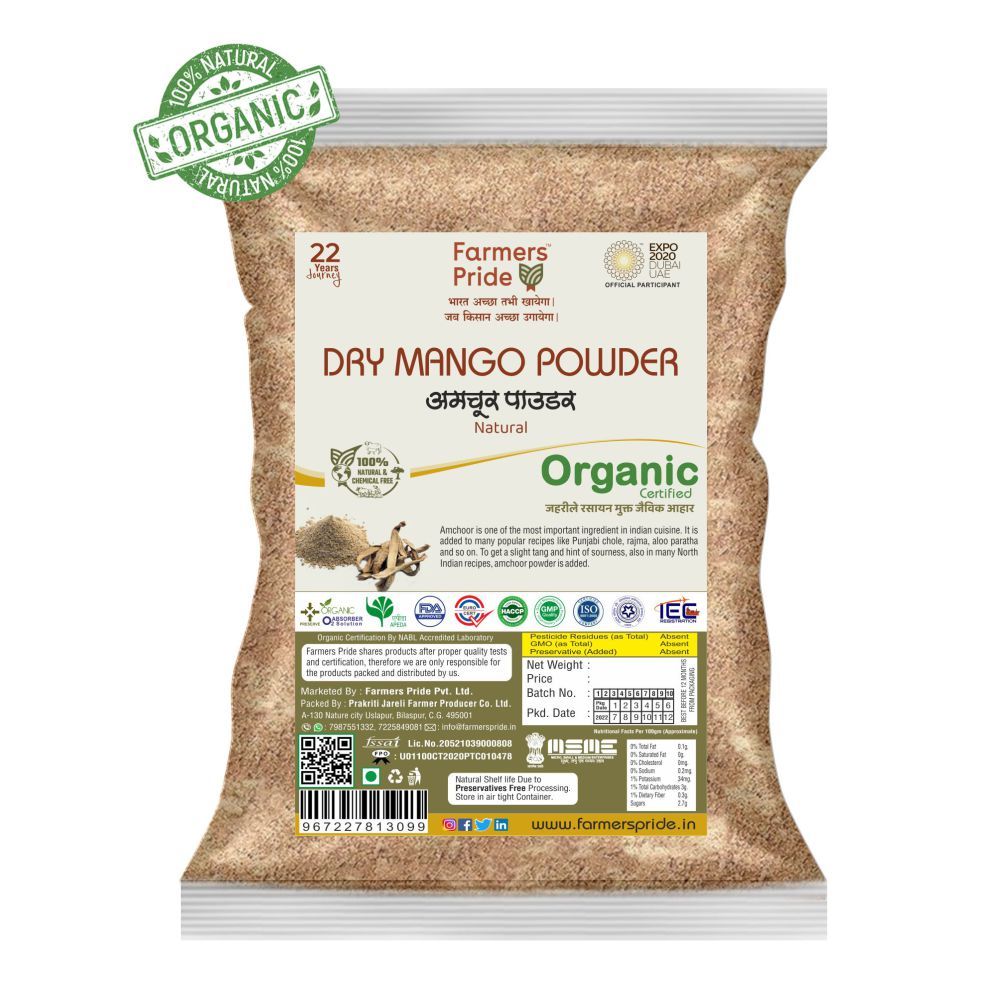 Organic Dry Mango Powder