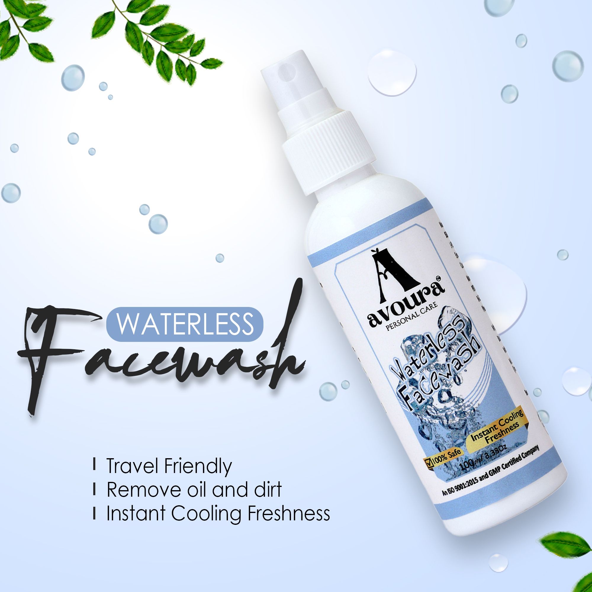 Avoura Waterless Facewash