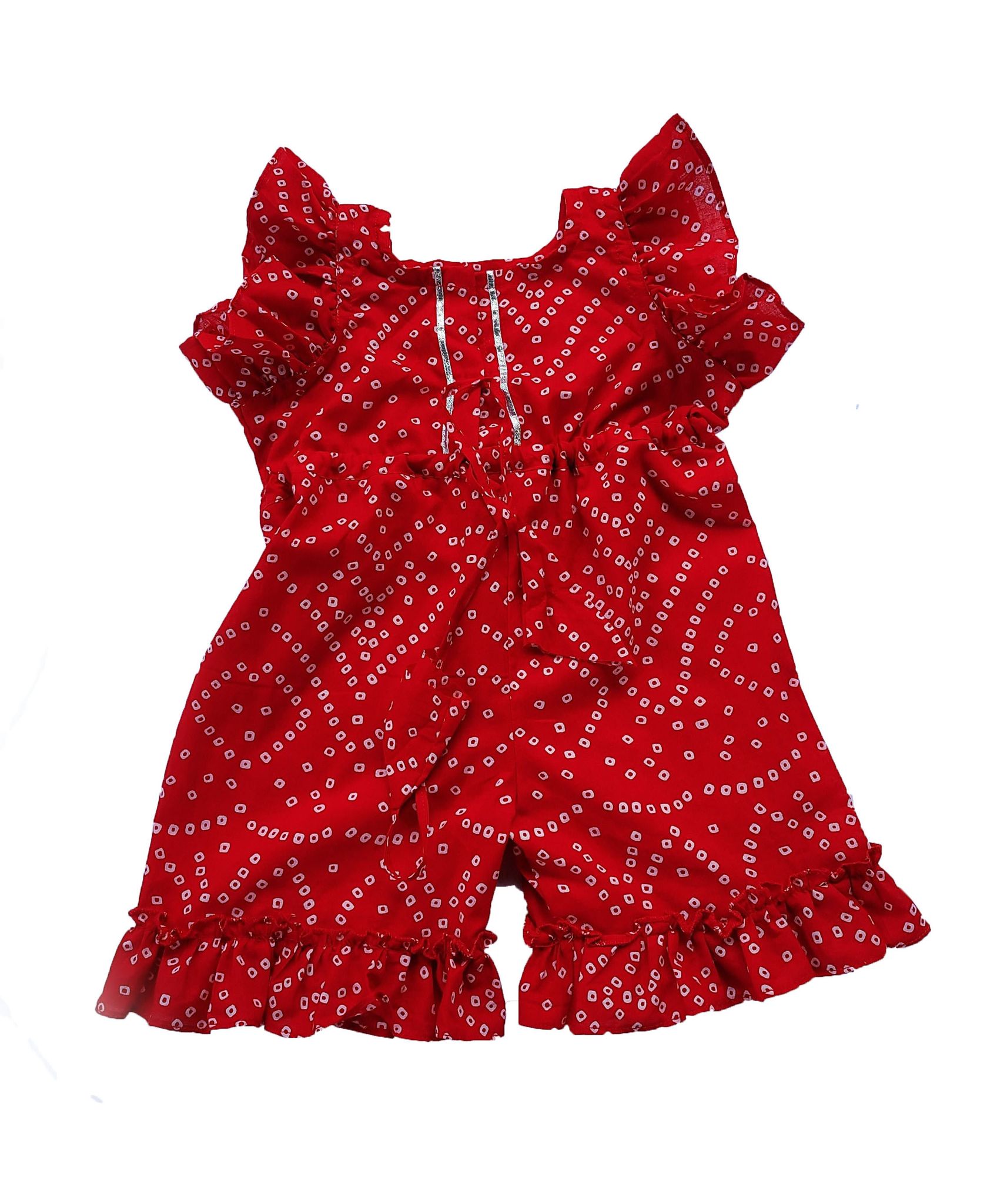 Red Romper Jumpsuit