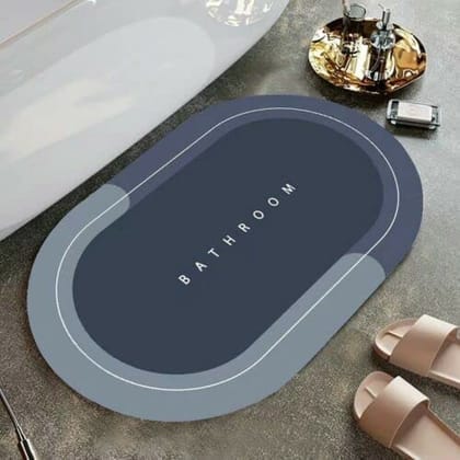 Vaibhavi Bath Mat - Water Soak Quick Drying Bathroom Mat Door Mat and Water Absorbent Door Mat, Floor Mat, Doormat, Bathroom Carpet Cushion Mat Absorbent(1, Rubber, Multi-Color)