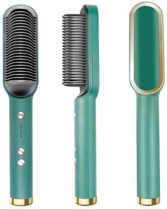 Vaibhavi Electric Comb Straightener Brush For Men, Women, Girls And Hair Straightening, Fast Smoothing Comb With 5 Temperature Control (Multi Color)