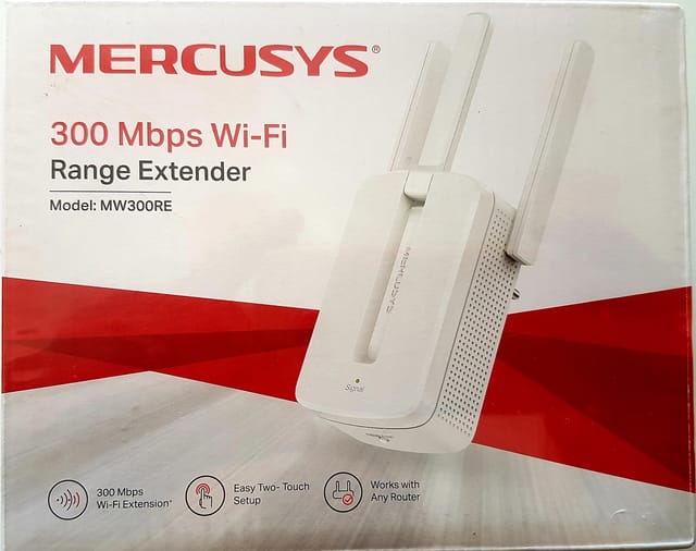 Mercusys MW300RE Wireless Repeater WiFi Booster MIMO Technology
