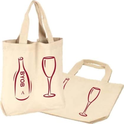 two compartment wine bag