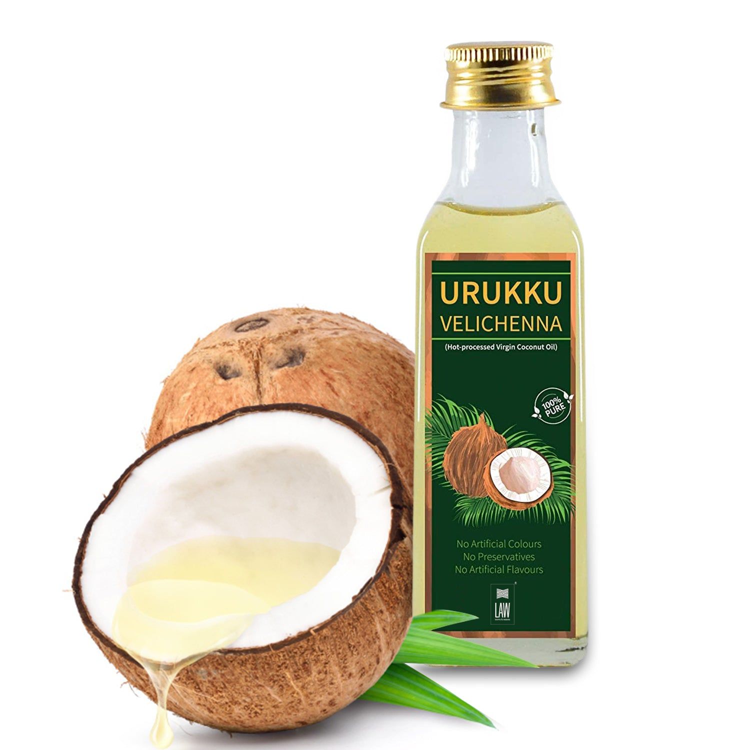 Hand Made Extra Virgin Coconut Oil (Urukku Velichenna)