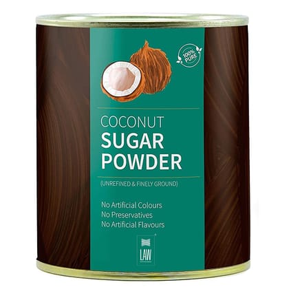 100% Pure, Natural and Unrefined Coconut Sugar Powder – Natural Sweetener / Sugar Alternative / Unrefined / Sugar for Coffee, Tea & other Recipes / Gluten –free / Vegan / Organically grown