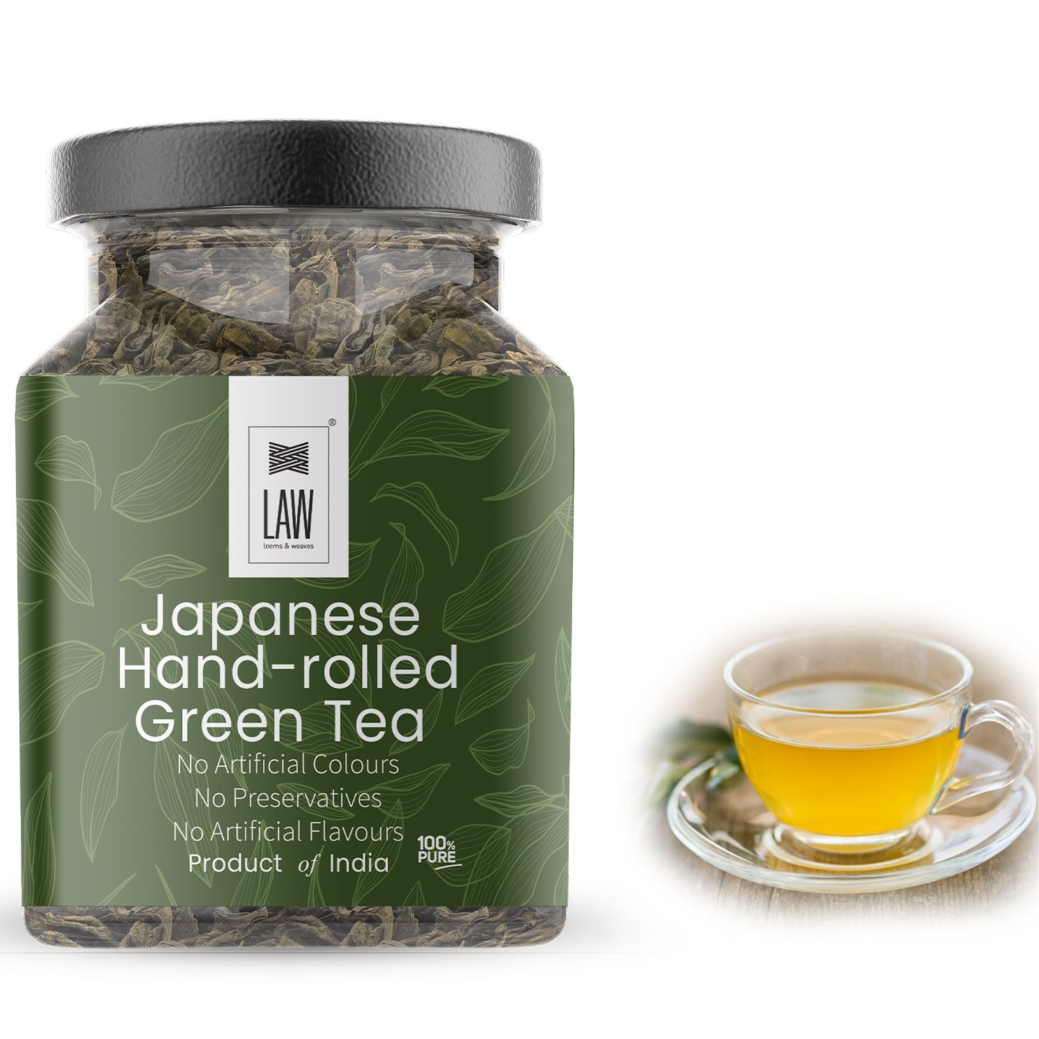 Japanese Hand Rolled Green Tea – 50 gm