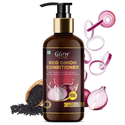 Glow Skin Care Onion Hair Conditioner For Hair Growth And Hair Fall Control- 300 Ml
