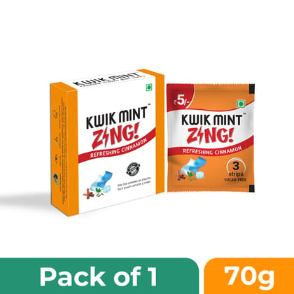 Kwik Mint Zing Mouth Freshener - Pack of 1