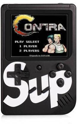 SAVVY BUCKET || SUP Game 400 in 1 Retro Game Box Console Handheld Video Game Box with TV Output Mario Handheld Gaming Console (Black) for 2 years and up