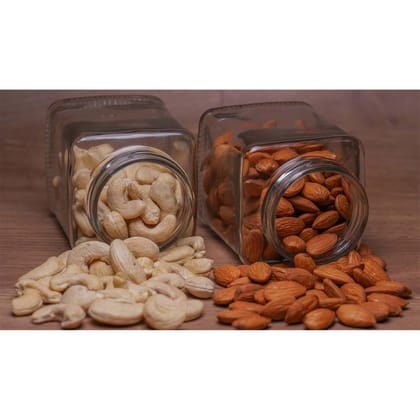 Gift Combo Pack of Premium Quality Dry Fruits- Cashews & Premium Quality Almonds(Mamra) Almonds – (250 gm Each)