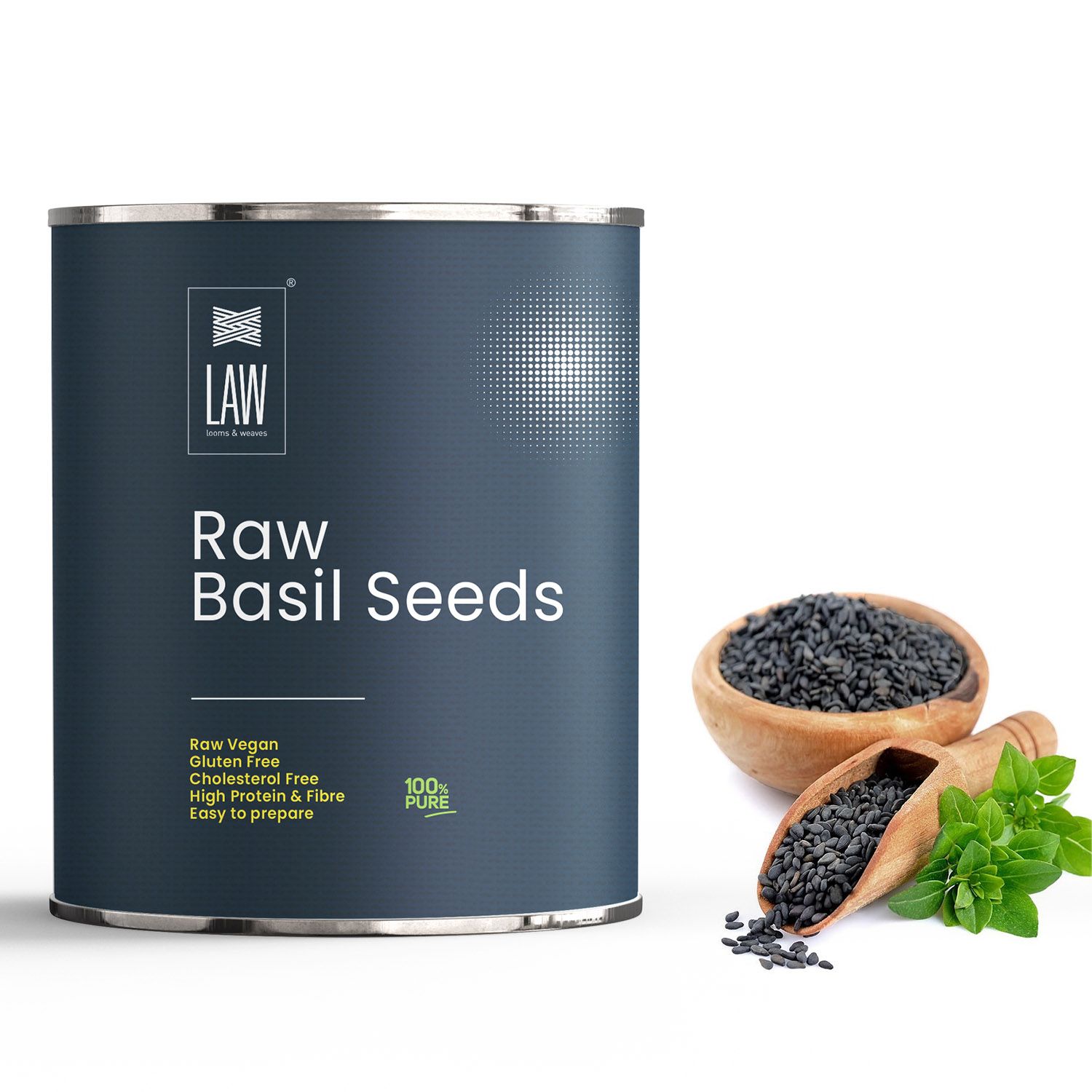 RAW UNROASTED BASIL SEEDS for Weight loss
