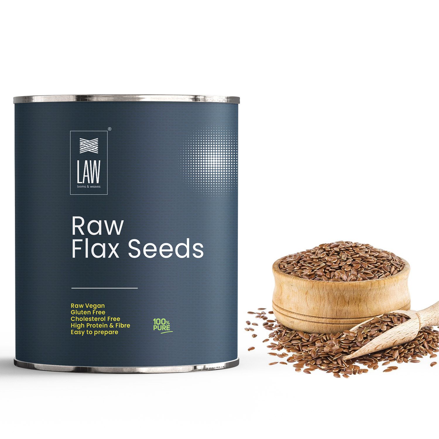 RAW WHOLE FLAX SEEDS – FIBRE RICH SUPERFOOD for Weight Loss